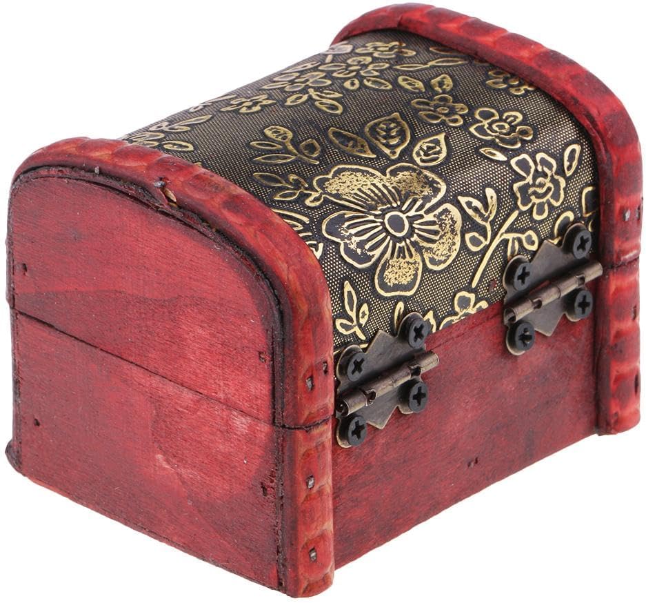 6X Russian Design Wooden Handmade Jewelry Storage Display Box, Hairpin Boxes, Wooen X 6.5X 6cm