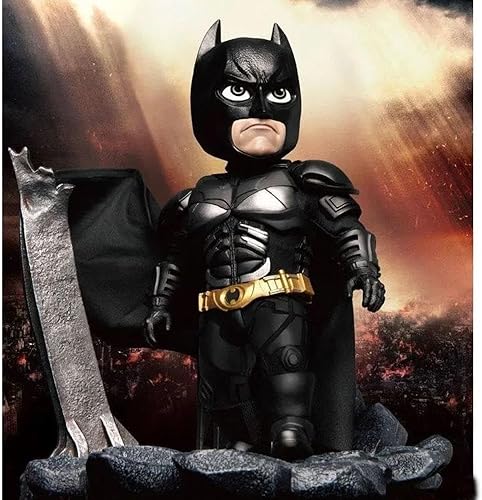 Miniatura 2 de Beast Kingdom The Dark Knight: Batman EAA-119DX - Figura de acción de ataque de huevo, multicolor