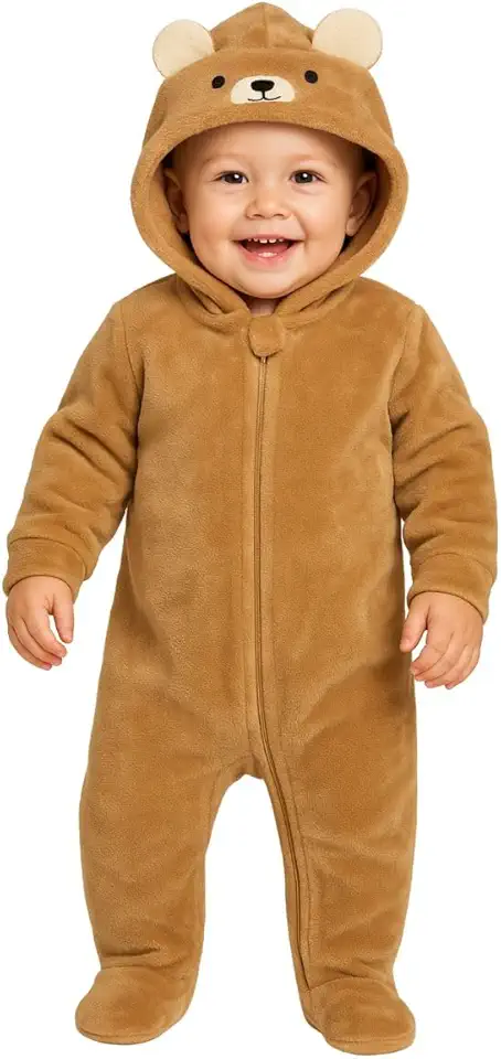 Macacão Bebe Tip Top Pelúcia Bichinho Menino Menina Inverno