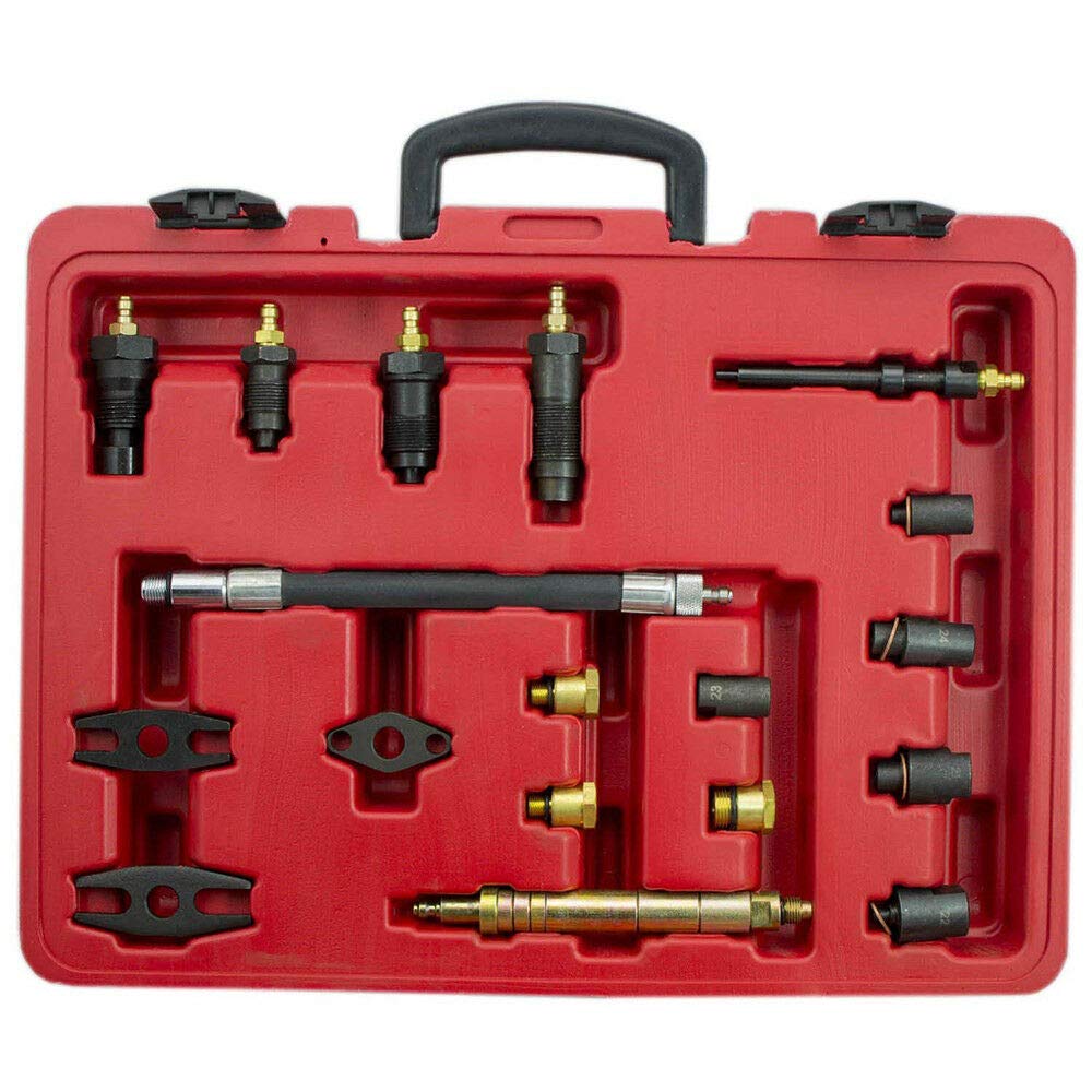 SHZICMY Tester di compressione per motore diesel a benzina, 40 bar/600 PSI, tester di compressione per auto