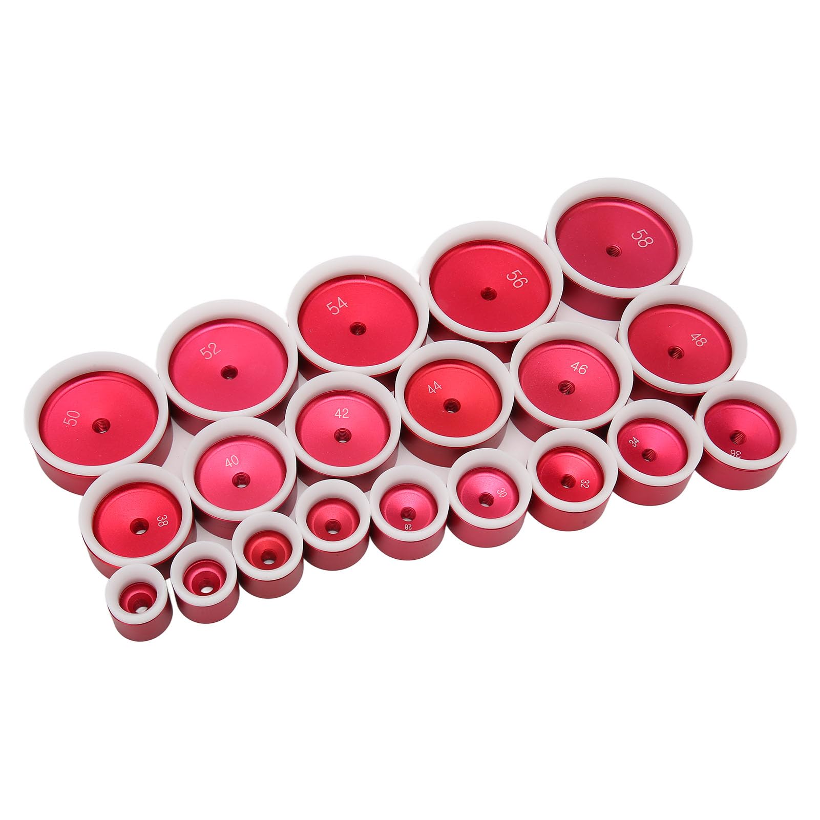 YUYTE Uhren Bezel Werkzeug Set,20tlg Uhr Einpresswerkzeug Uhrenschieber Uhrenreparatur Kit mit Aluminium Gehäuseeinsätzen (20-58 mm), Batteriewechsel & Reparatur Werkzeug