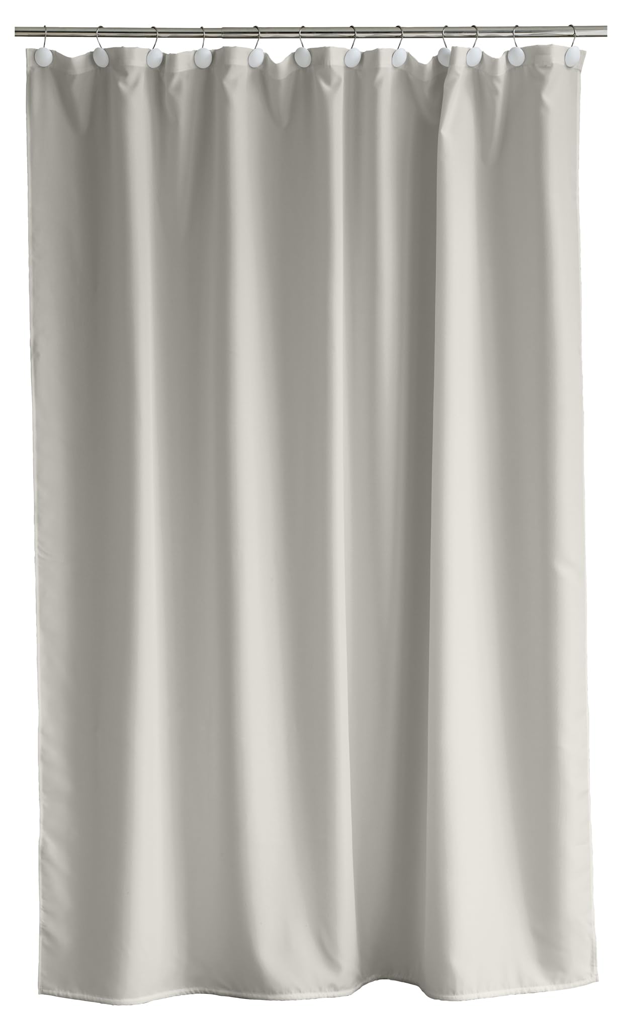 Södahl Rideau de Douche Comfort, 180 x 200 cm, Rideau de Douche Haut de Gamme en Polyester 100% certifié Oeko-TEX, Rideau de Salle de Bain, Hydrofuge, Anti-moisissure, Lavable, Beige