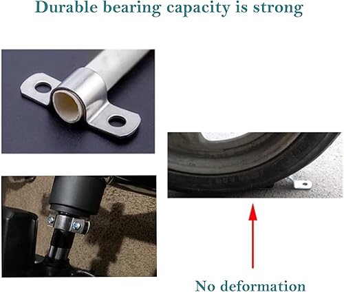 Miniatura 7 de AKIHISA 2 unids 4 pulgadas resistente rígido sin mango de tubo plano abrazadera 304 acero inoxidable anillo dividido suspensión ID 4.000 in