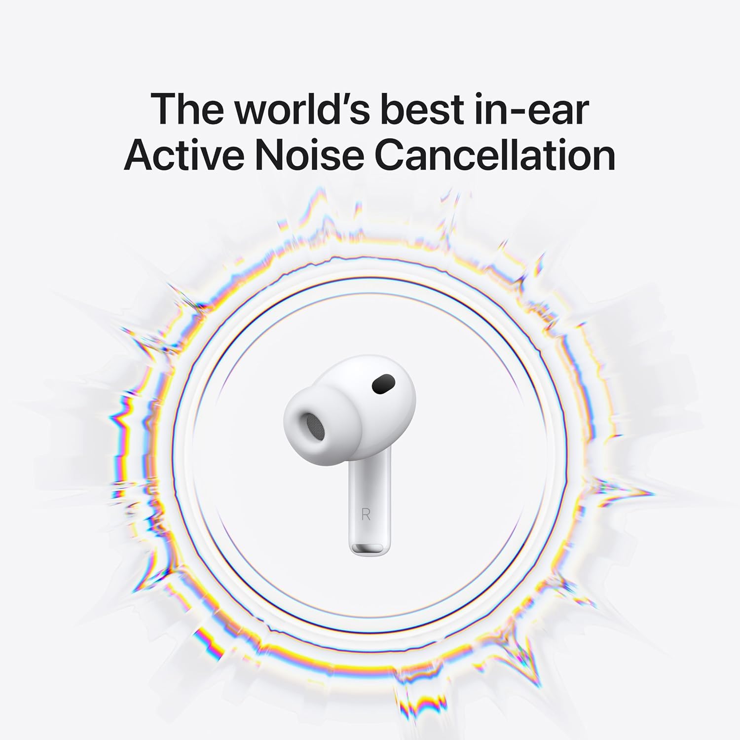 Wireless Earbuds Pro 3, TWS Bluetooth Earphones with Active Noise Cancellation, Spatial Audio, Deep Bass, High-Fidelity Stereo Sound, Touch Control, USB Type-C Charging Case (Skin White) — Amazon image 2