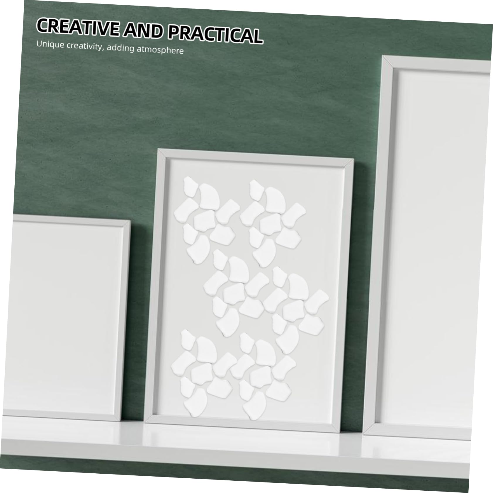 TOPBATHY Teselas de Mosaico Cerámico de Color Claro, 1000g, Piezas Irregulares para Manualidades Diy, Bordes Planos, Adecuado para Caminos de Jardín