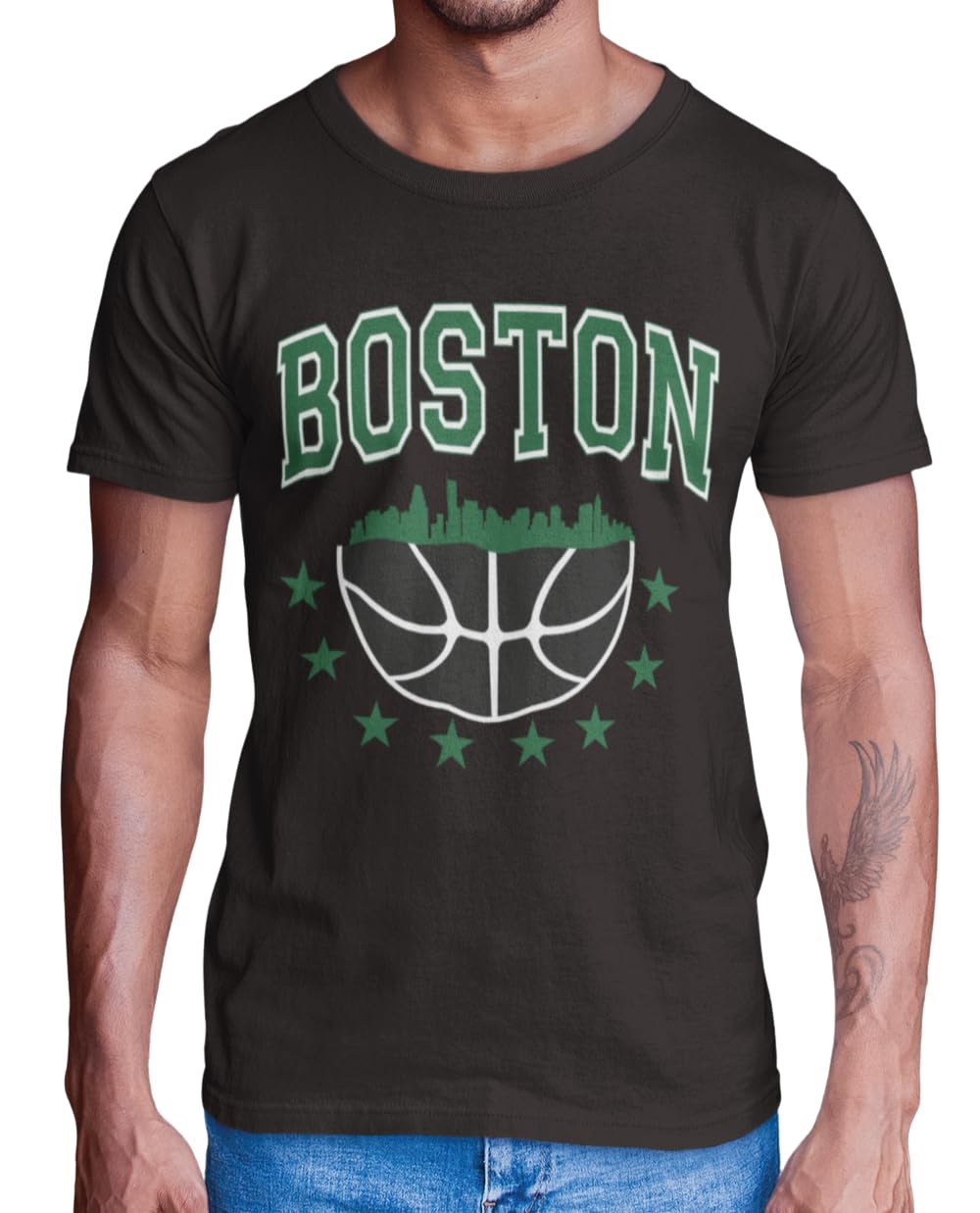 BROOKLYN VERTICALBasketball Sports Fan Short Sleeve T-Shirt | Brooklyn, Denver, Boston, Golden State, Chicago