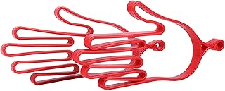 KIMISS Golf Gloves Men Right Handed Golfer Golf Stretcher Plastic 2Pcs Red Durable Plastic Golf Gloves Stretcher Golf Gloves Hanger For Outdoor Sports