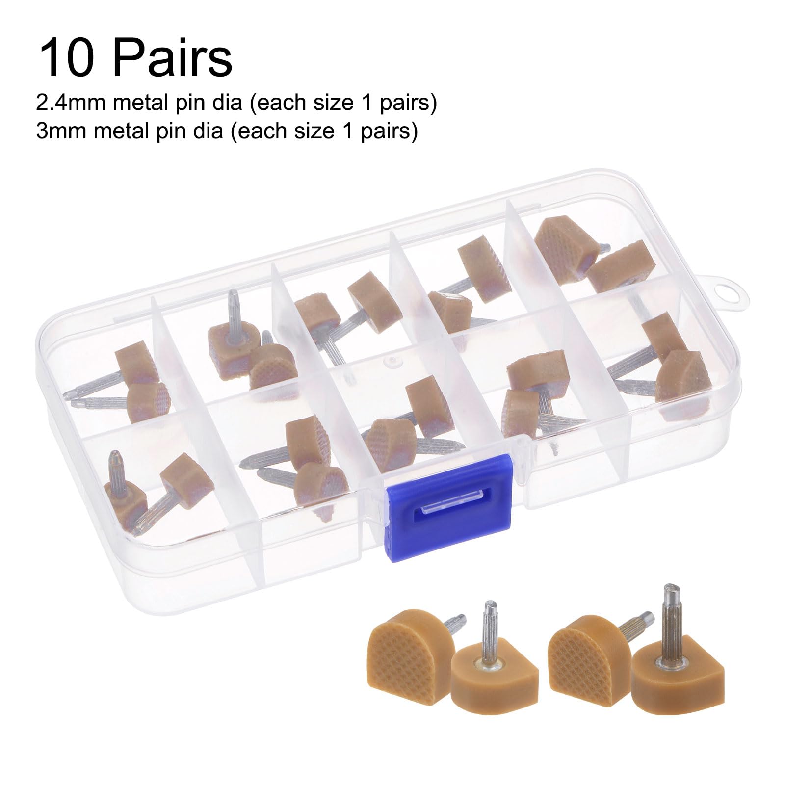 QUARKZMAN Alto Tacón Reemplazo Puntas Kit Zapatos Tacón Reparación Protectores Tapones Tacos para Alto Tacón Zapatos