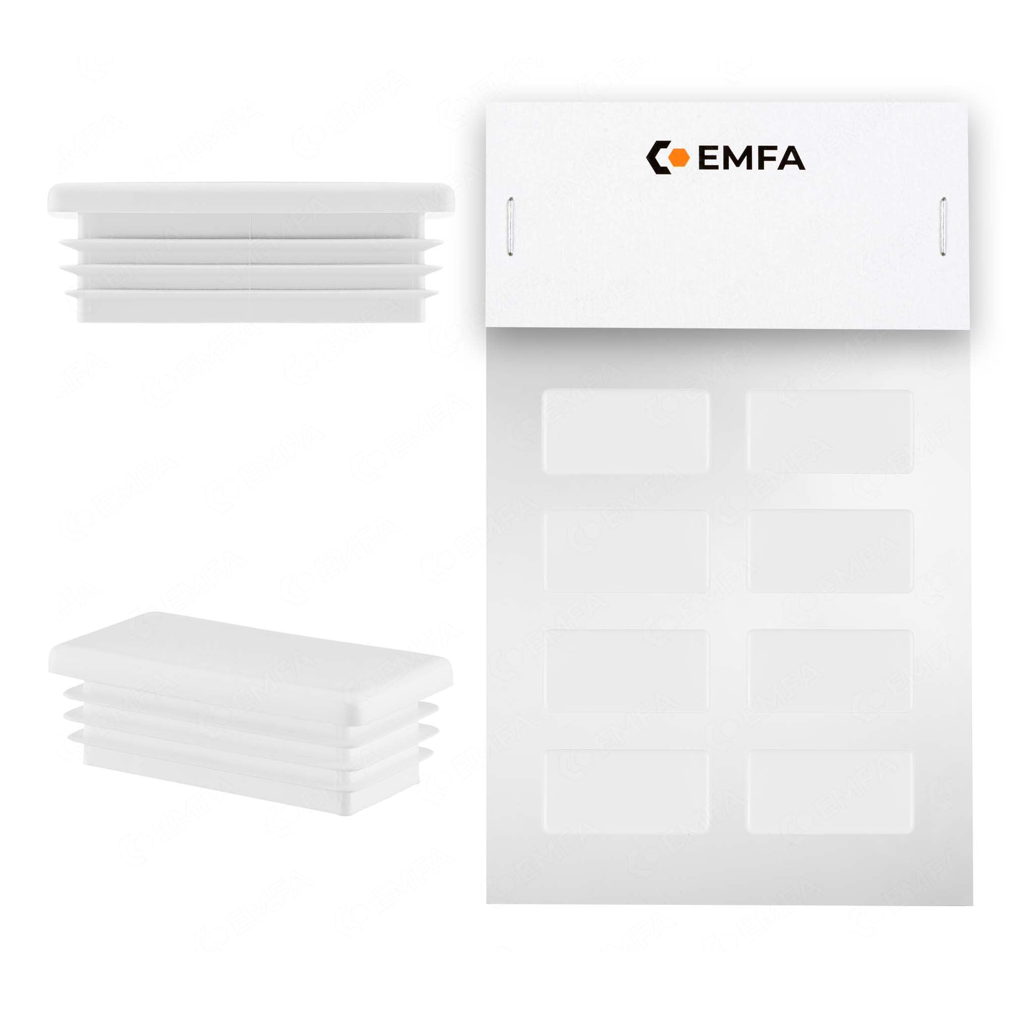 Portavaso Da Esterno Rettangolare 100x30 Cm In Polietilene Bianco