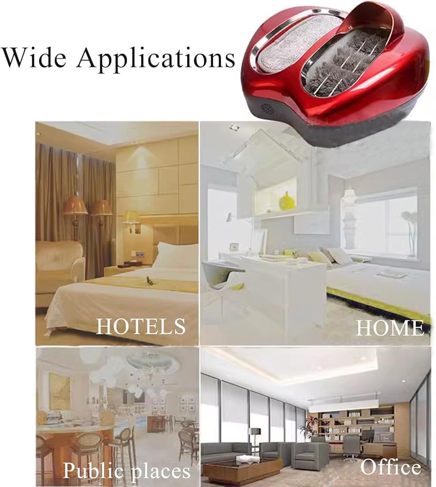 Macchina automatica di pulizia della suola della scarpa con induzione intelligente per l'ingresso dell'hotel e il centro vendite (marrone)