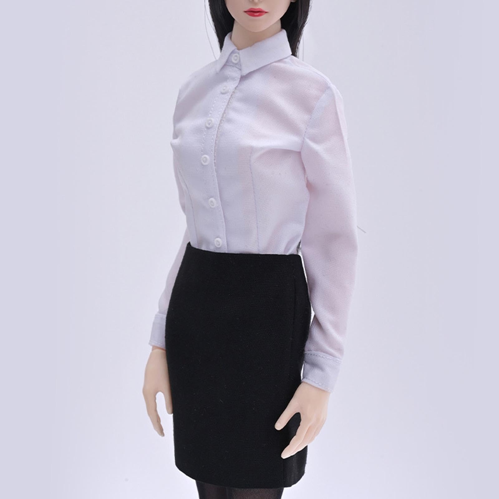 Traje de Mujer a Escala 1/6, Falda, Chaqueta Y Medias (Miniatura)