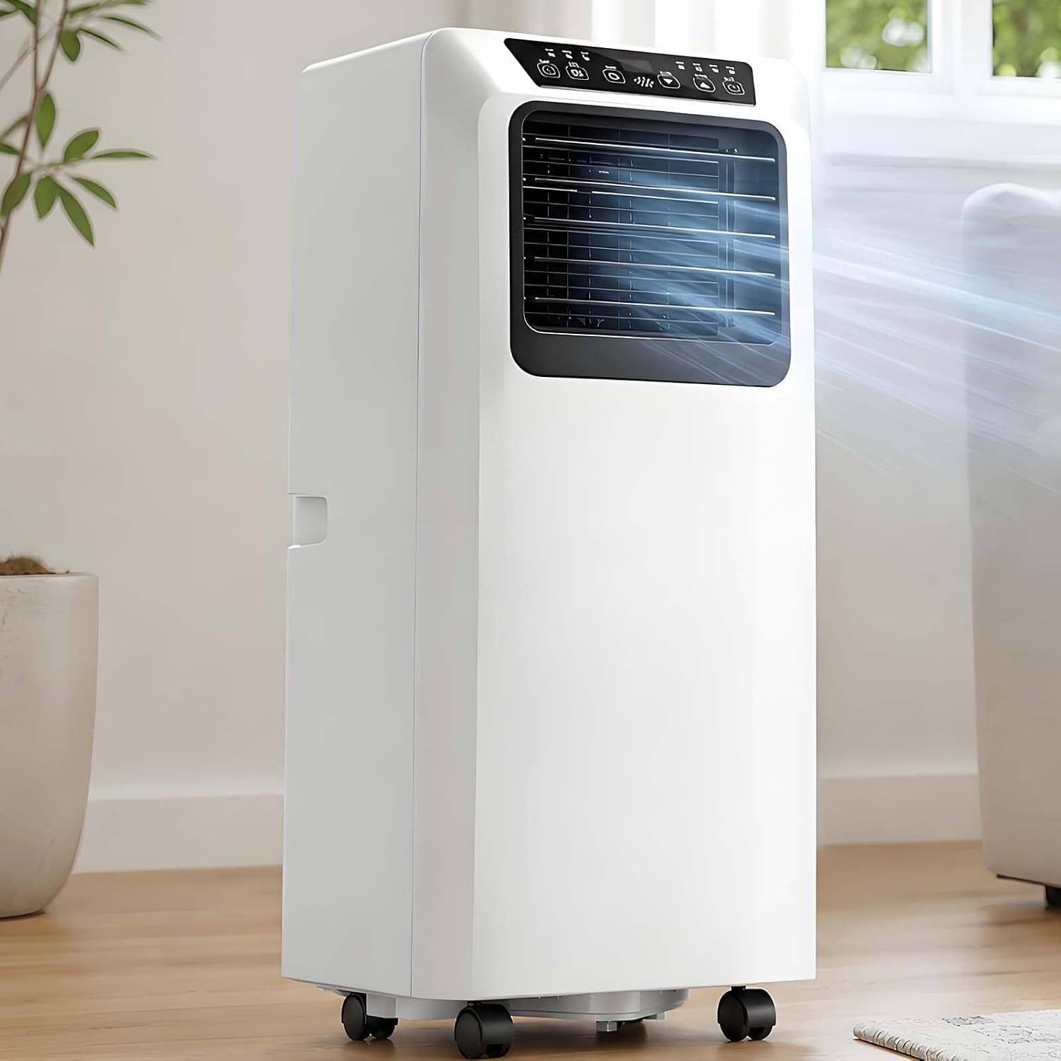 Climatizzatore Portatile con Oscillazione a 120° e Tasti Touch 9000BTU