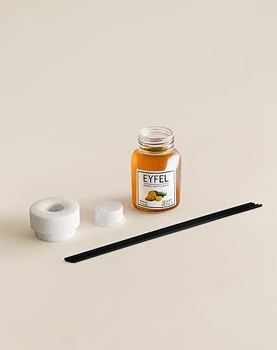 Miniatura 3 de EYFEL - Difusores de varillas para el hogar, juego de difusor de aceite de piña de 4.05 onzas líquidas, difusor de baño, fragancias para el hogar,
