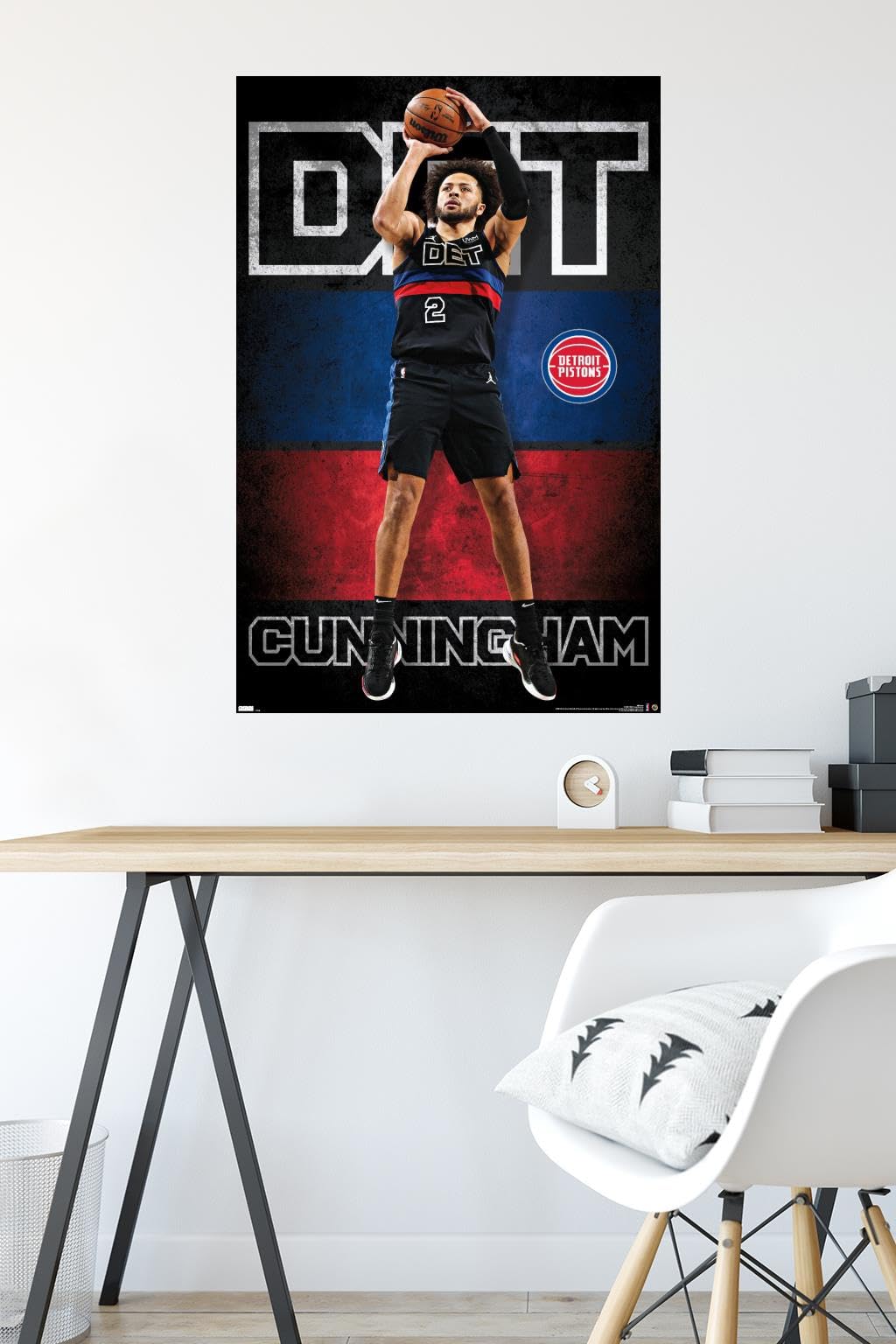Amazon.com: NBA Detroit Pistons - Cade Cunningham 23 Wall Poster