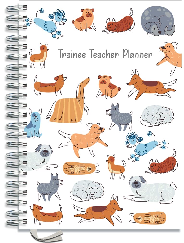 Trainee Teacher Planner by Pirongs | 2026-27 | A4 Size - Dogs
