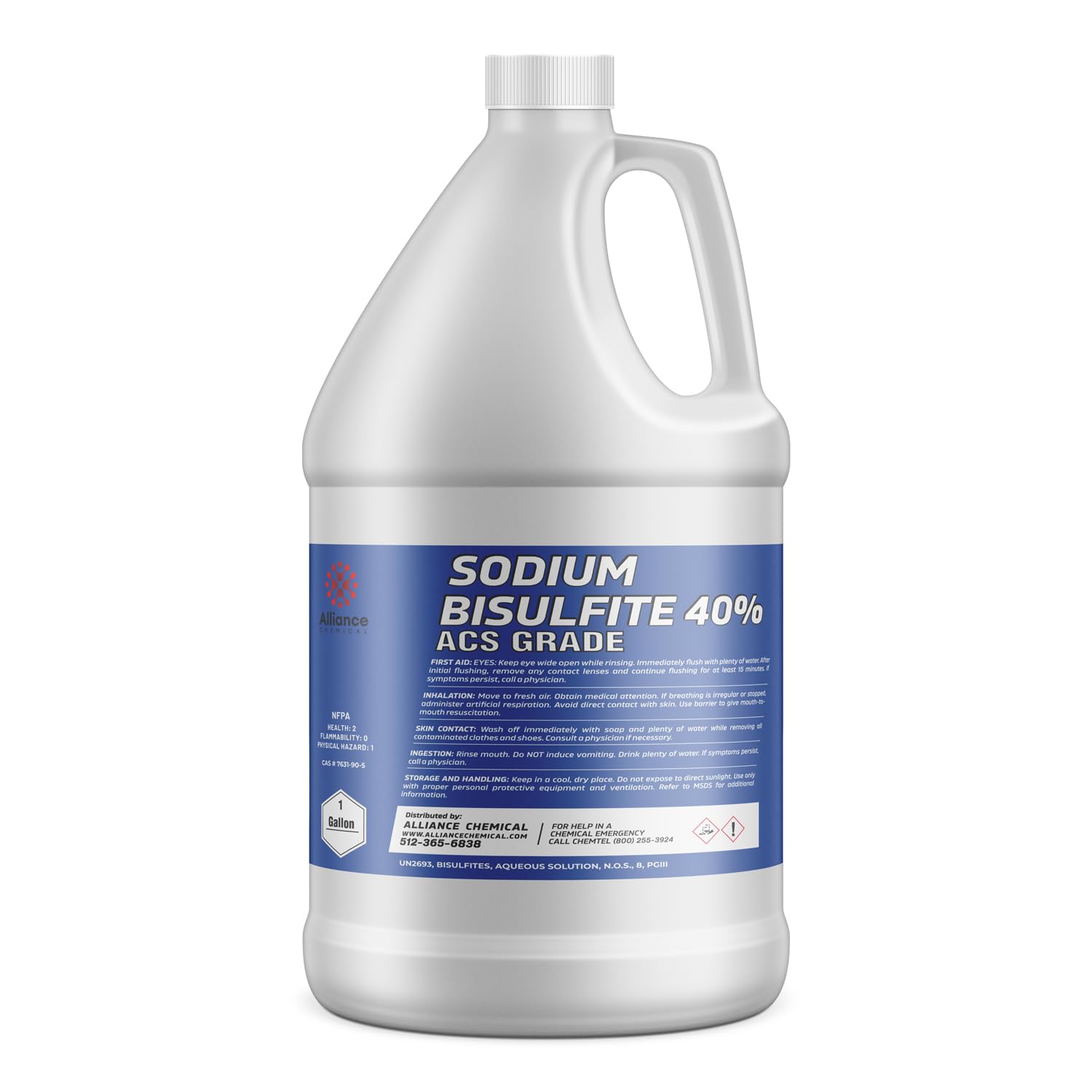 Sponsored Ad - Sodium Bisulfite 40% ACS Grade - 1 Gallon - Optimal for Bulk PH Adjustments and Chemical Synthesis