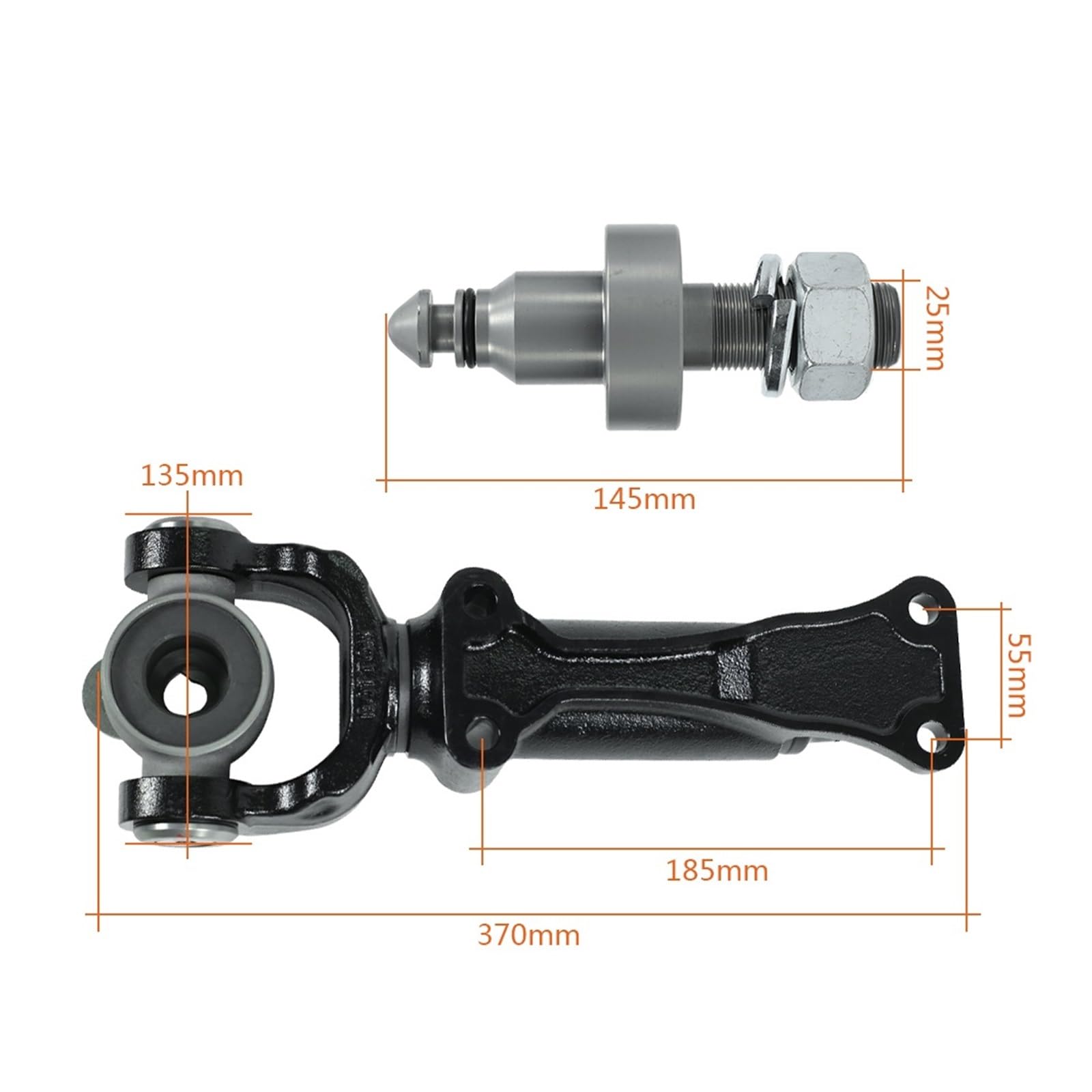 Gancio Traino Auto, Off Road 3.5 Tonnellate Gancio Di Rimorchio Giunto Girevole For Caravan Barca ATV Camper Accessori Componenti, Gancio per rimorchio per auto camper