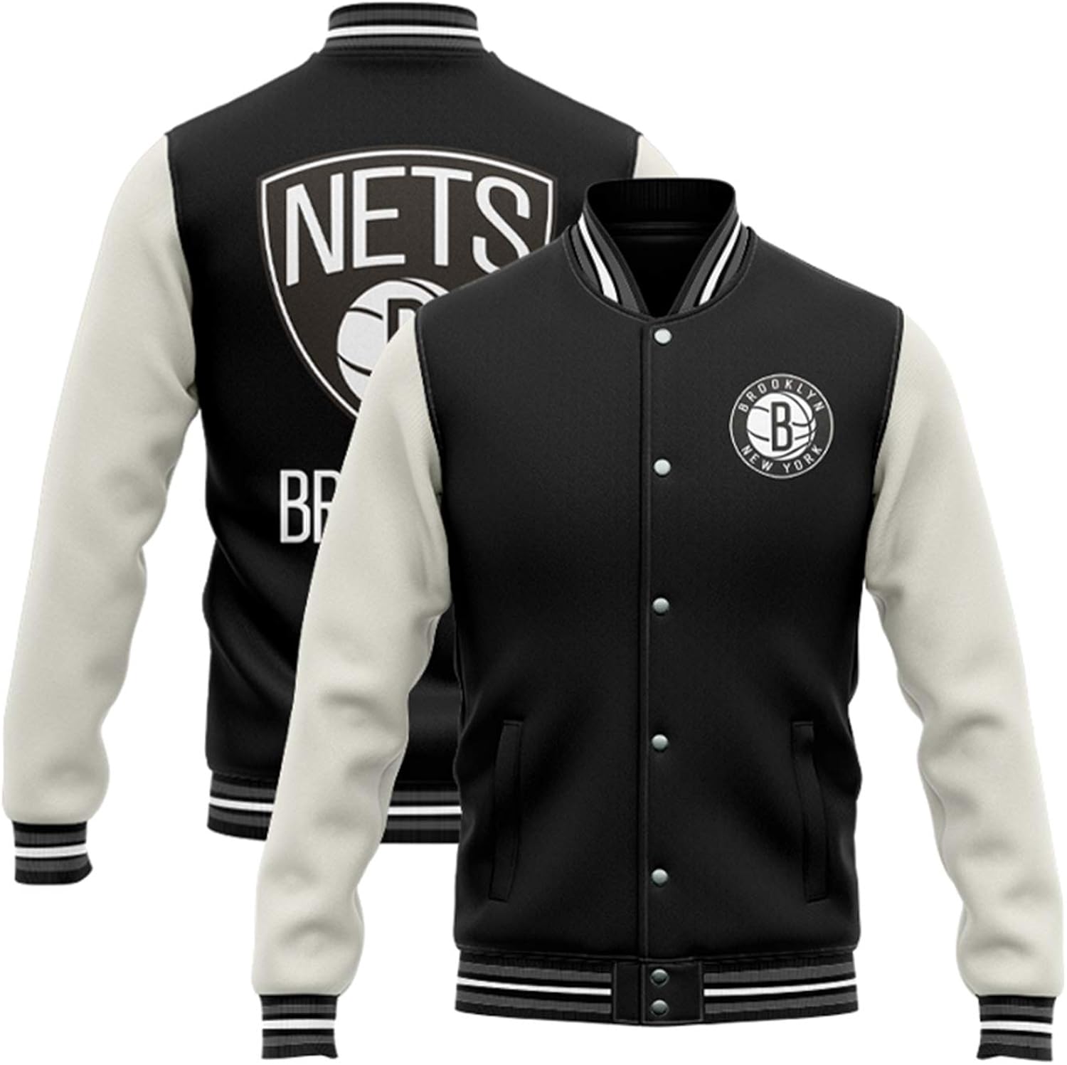 Brooklyn Nets Sweatshirt Hoodies, 2020/21 City Edition FullSnap Warm Up Jacken Performance