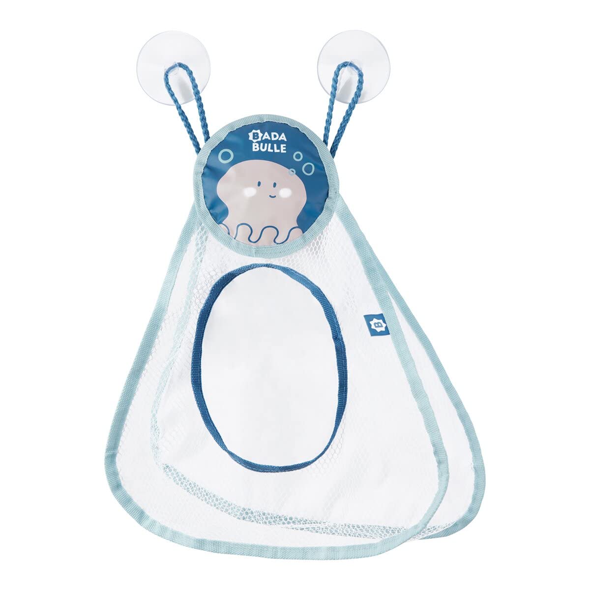 Badabulle Filet de bain, Organisateur de jouets pour bébé avec 2 larges ventouses