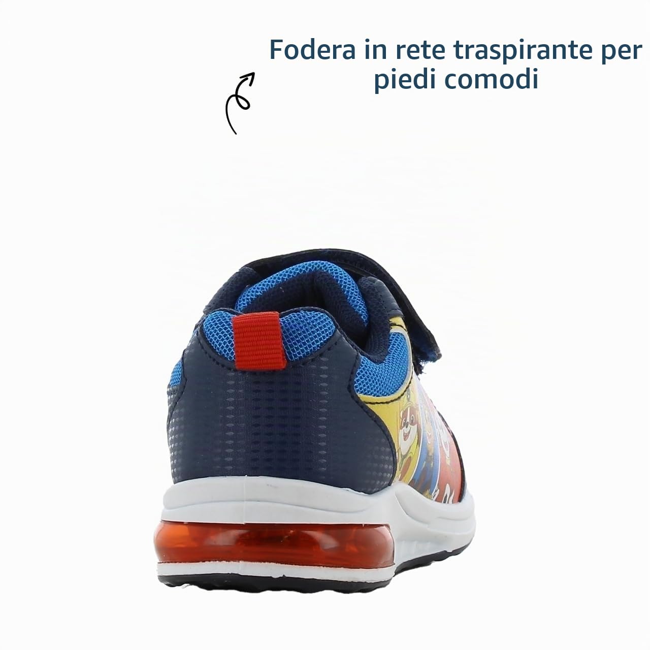Leomil Paw Patrol Scarpe Bambino con Luci | Scarpe da ginnastica con luci per bambini, Perfette per la scuola e il tempo libero, Nickelodeon, Regalo di compleanno