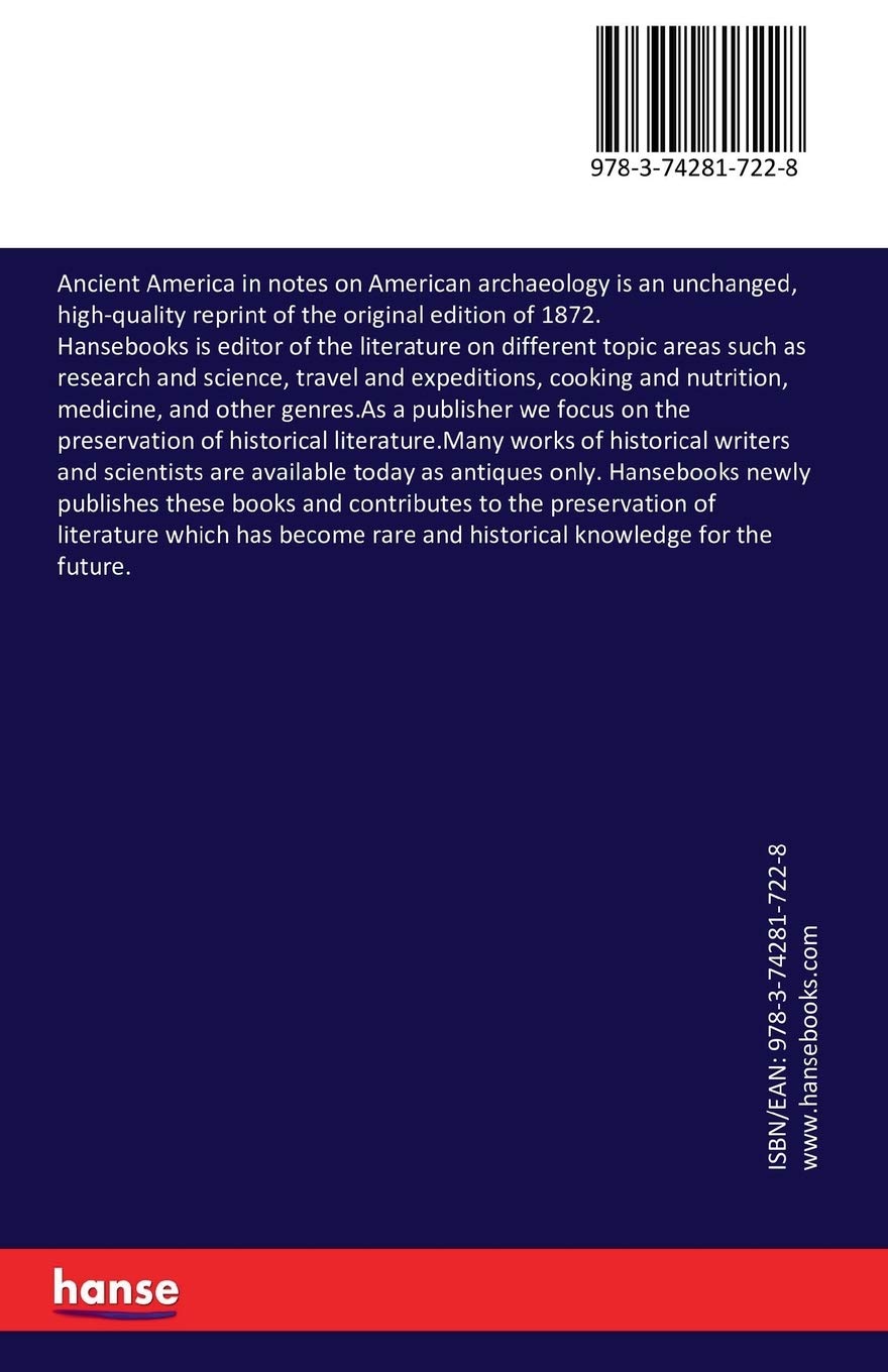Ancient America in notes on American archaeology