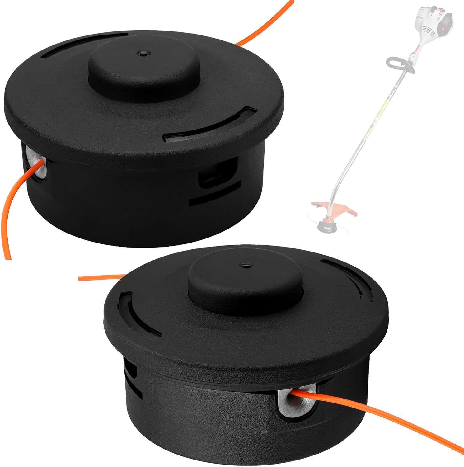 2-Pack 25-2 Bump Feed String Trimmer Head 4002 710 2191 - for Stihl AUTOCUT FS44 FS55 FS56 FS70 FS80 FS90 FS91R FS94R FS110 FS130 FS240 FS250, Replaces Weed Eater Head 4002 710 2108