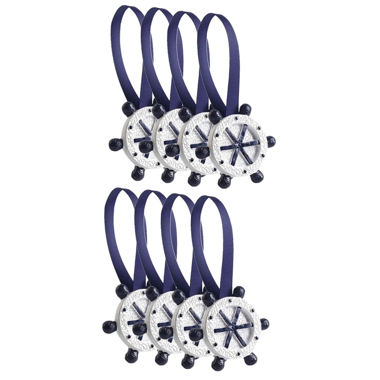 Lot De 2 Boucles De Fixation pour Rideaux Embrasses Magnétiques en Résine Élégantes pour Salon Chambre Cuisine Salle De Bain 4 Pièces X 2