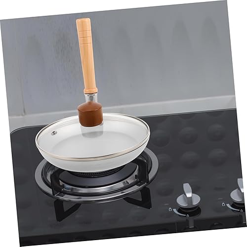 Miniatura 4 de 1 juego de mini sartén japonesa con tapa antiadherente para huevos Oyakodon compacto mango vertical utensilios de cocina para recetas tradicionales