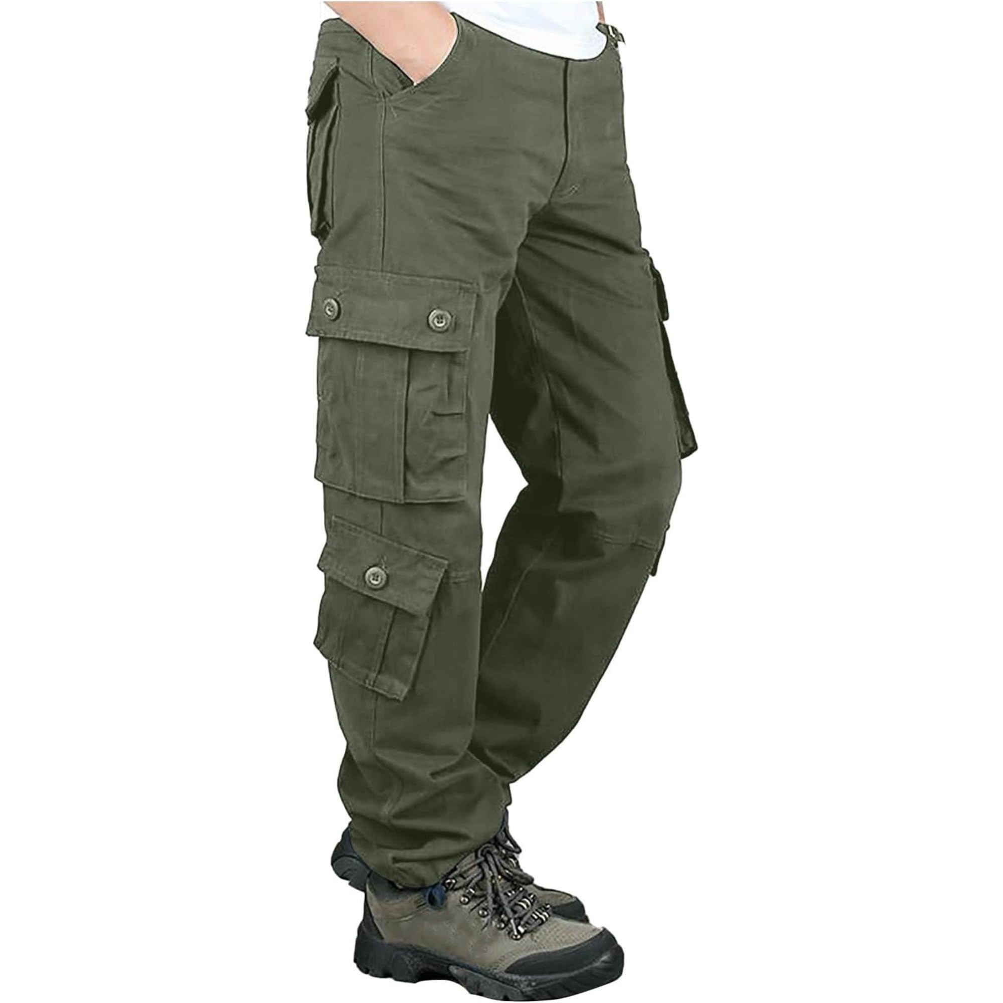 Mens Hiking Work Military Army Pants Cargo Work Trousers Tactical Combat Lightweight Outdoor Camping Hiking Pant