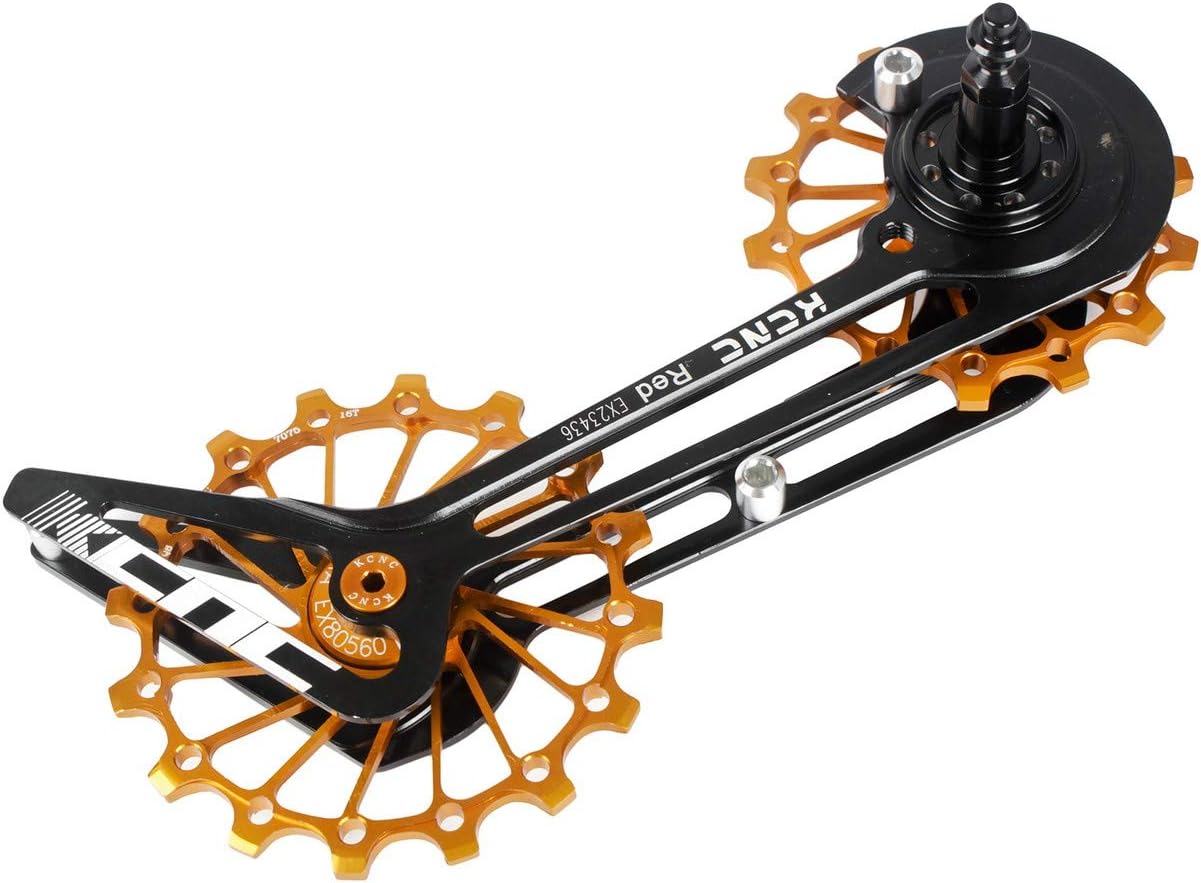 OSPW Oversized Pulley System Cage - Compatible with SRAM Red Force 10S 11S - Sealed Bearings (Gold)