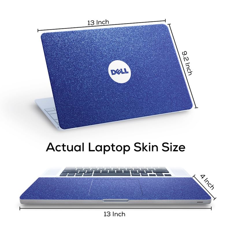 Image of Galaxsia DL241 Top+Wrist Pad Vinyl Laptop Skin /Sticker /Cover for 13 to 13.3 Inches Laptops Laminated-Removable-HD Quality Compatible for Dell (13x9.2 Inches)