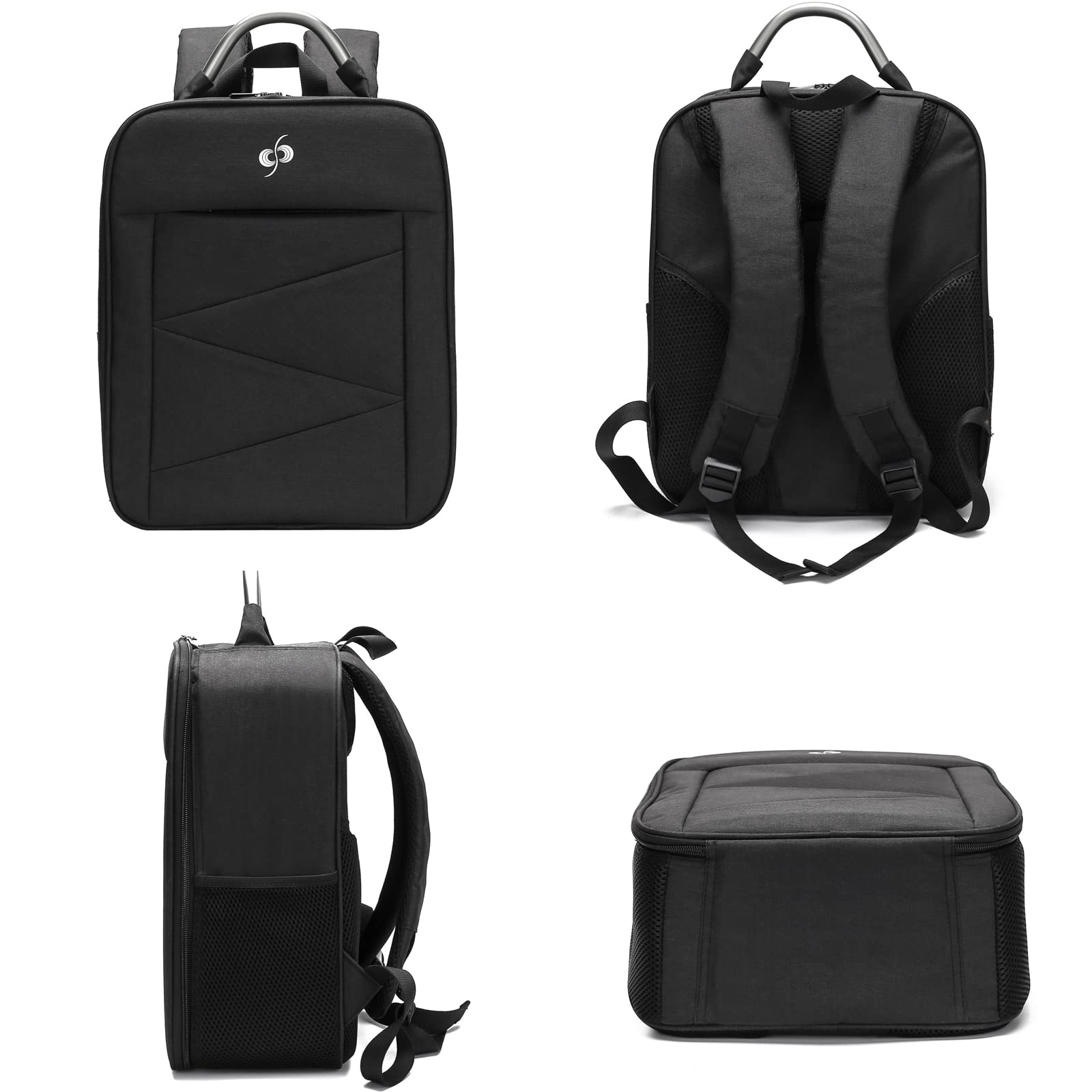 Tragbarer Rucksack Kompatibel für DJI FPV, Stoßfeste Aufbewahrungstasche für FPV Drone Full Set Zubehör - Schwarz