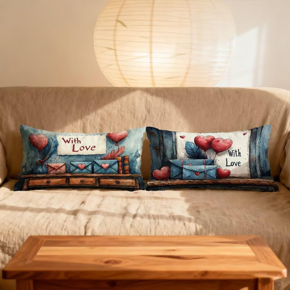 Poszewka na poduszkę 60 x 80 cm poszewka na poduszkę zestaw 2 niebieskich prostokątnych poduszek różowa sofa dwustronna dekoracyjna aksamitna poszewka na poduszkę z niewidocznym zamkiem błyskawicznym