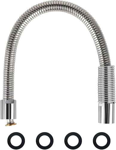 TBER Kit de repuesto de manguera de preenjuague de acero inoxidable flexible para grifo de fregadero de cocina comercial de todas las marcas con