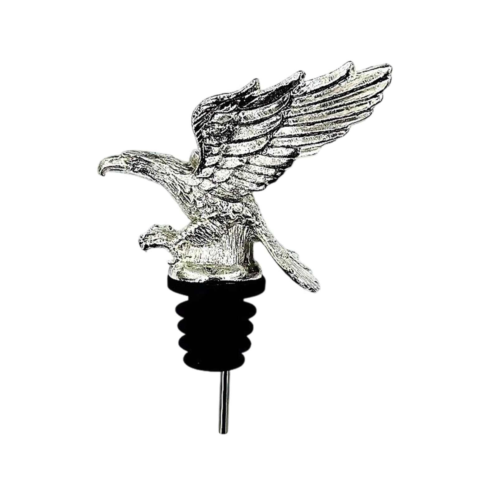 APGLSXY Premium Kirsite Liquor Dispenser with Artistic Hawks Design Ergonomic Handle Wine Tool for Smooth Pouring Kirsite Hawks Head Wine Pourer