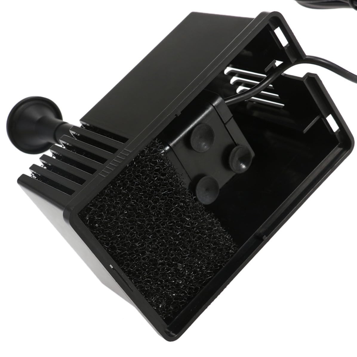 Pompa Solare Brushless As180-0920c 220l/h Plastica Nera | Circolazione Acqua, Uso in Acquario e Bonsai, Resistenza al Calore, Alimentazione 6-12v