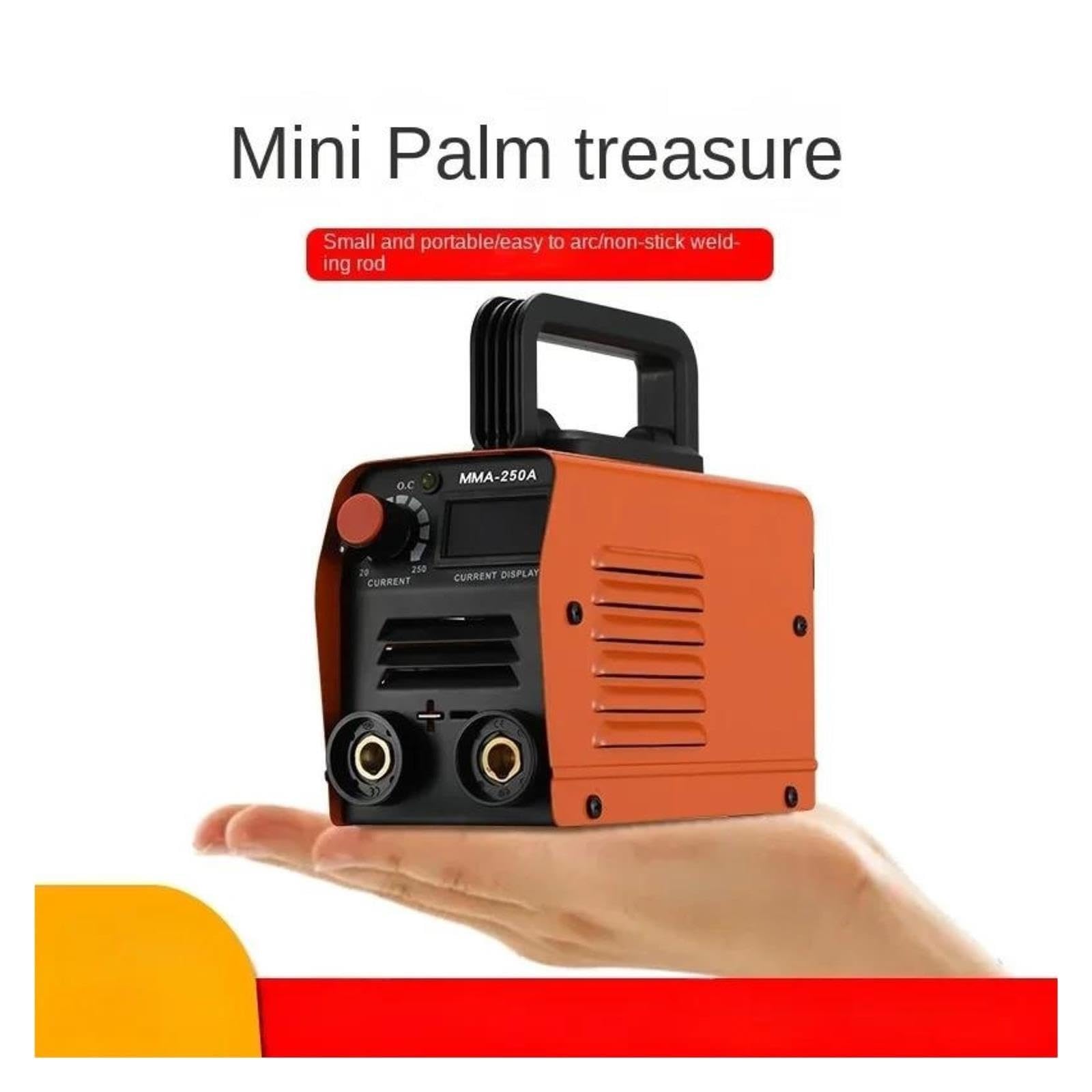 Stazione di saldatura, Mini saldatrice elettrica portatile MMA-250, macchina automatica per bastoncini per uso domestico, 1 confezione