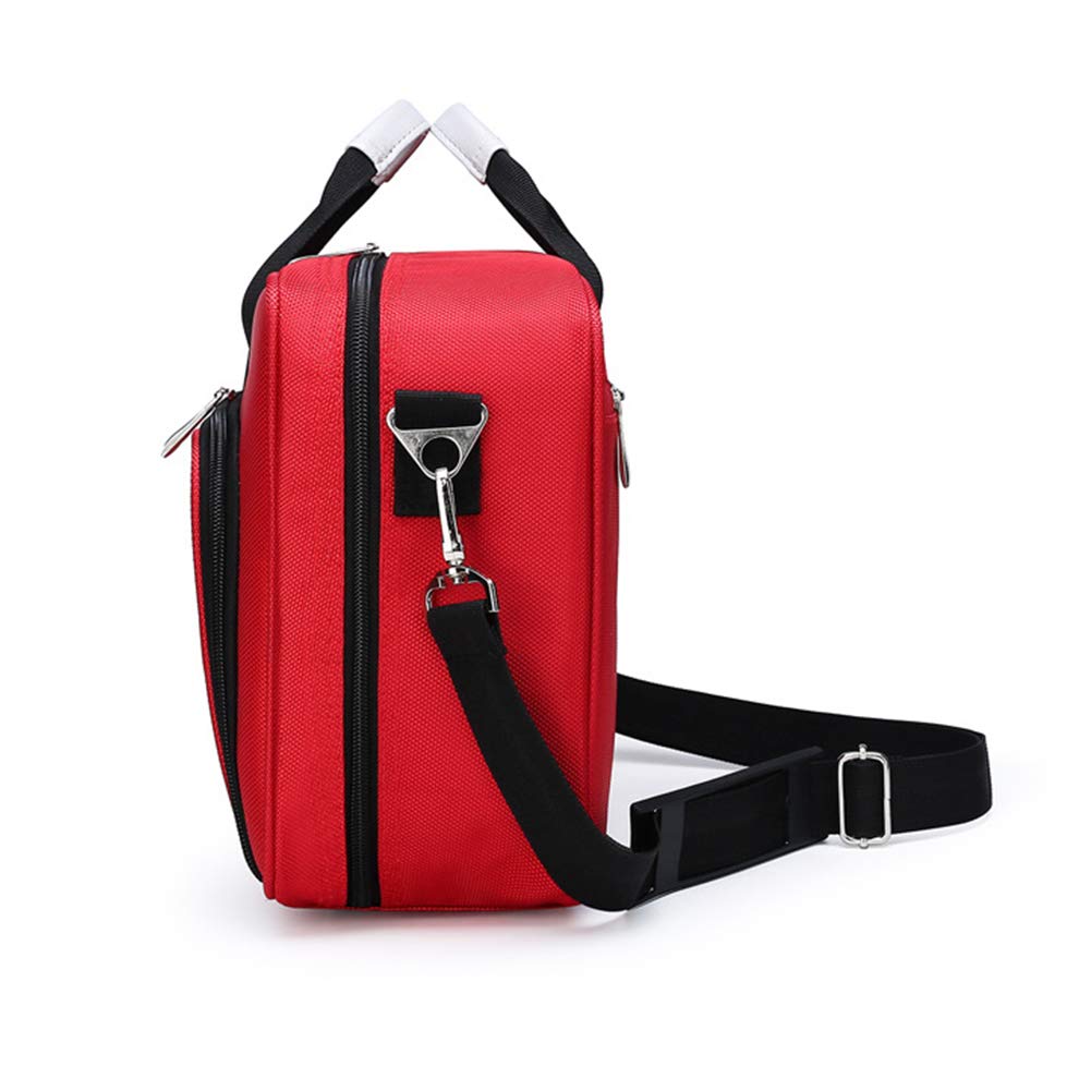 Bolsa de botiquín de primeros auxilios con correa para el hombro, kit de trauma de supervivencia de emergencia Almacenamiento en frío de insulina con compartimentos etiquetados, kit de rescate de
