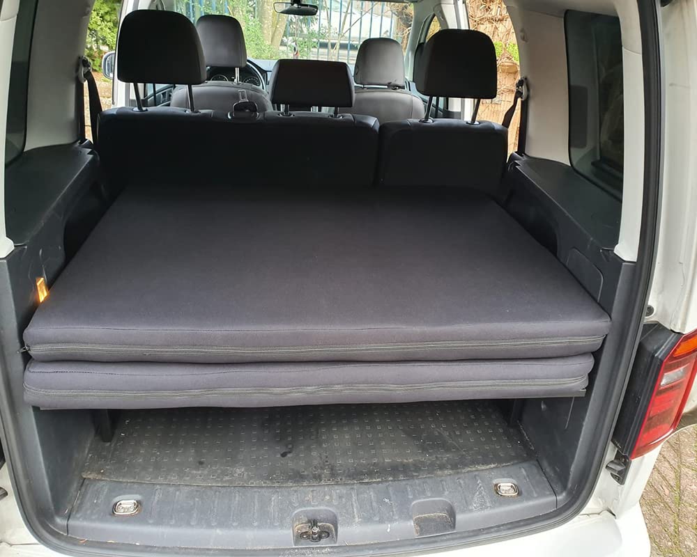 BREMER SITZBEZÜGE Klappmatratze kompatibel mit VW Caddy 3 & 4 & 5 Zubehör Camping Wohnmobil