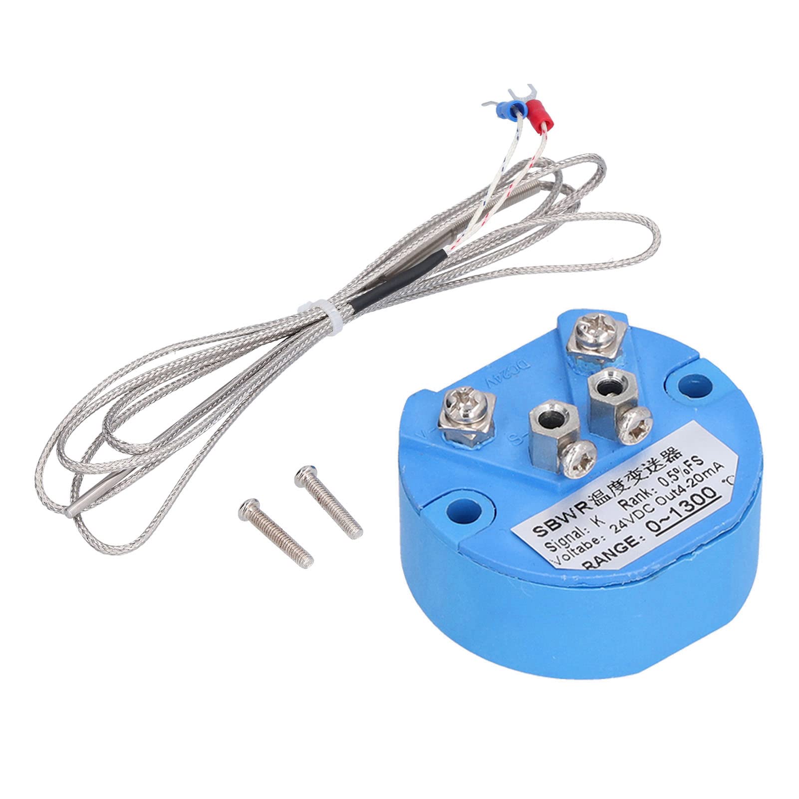 Trasmettitore sensore di temperatura DC 24V 4-20mA 0-1300℃ K Tipo componenti elettronici termocoppia SBWR con vite