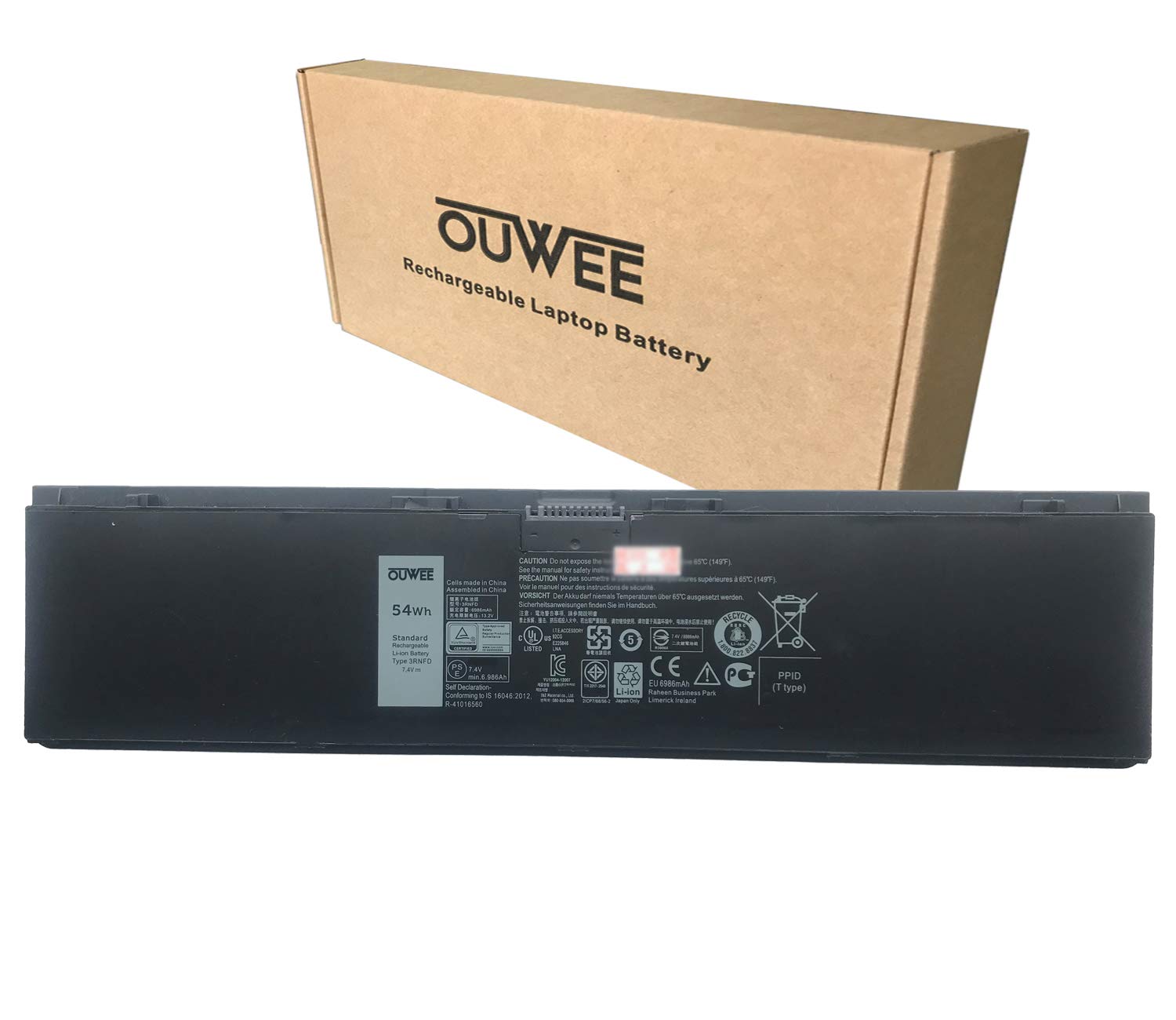 OUWEE 3RNFD Laptop Battery Compatible with Dell Latitude 14 7420 7440 7450 E7420 E7440 E7450 Series 