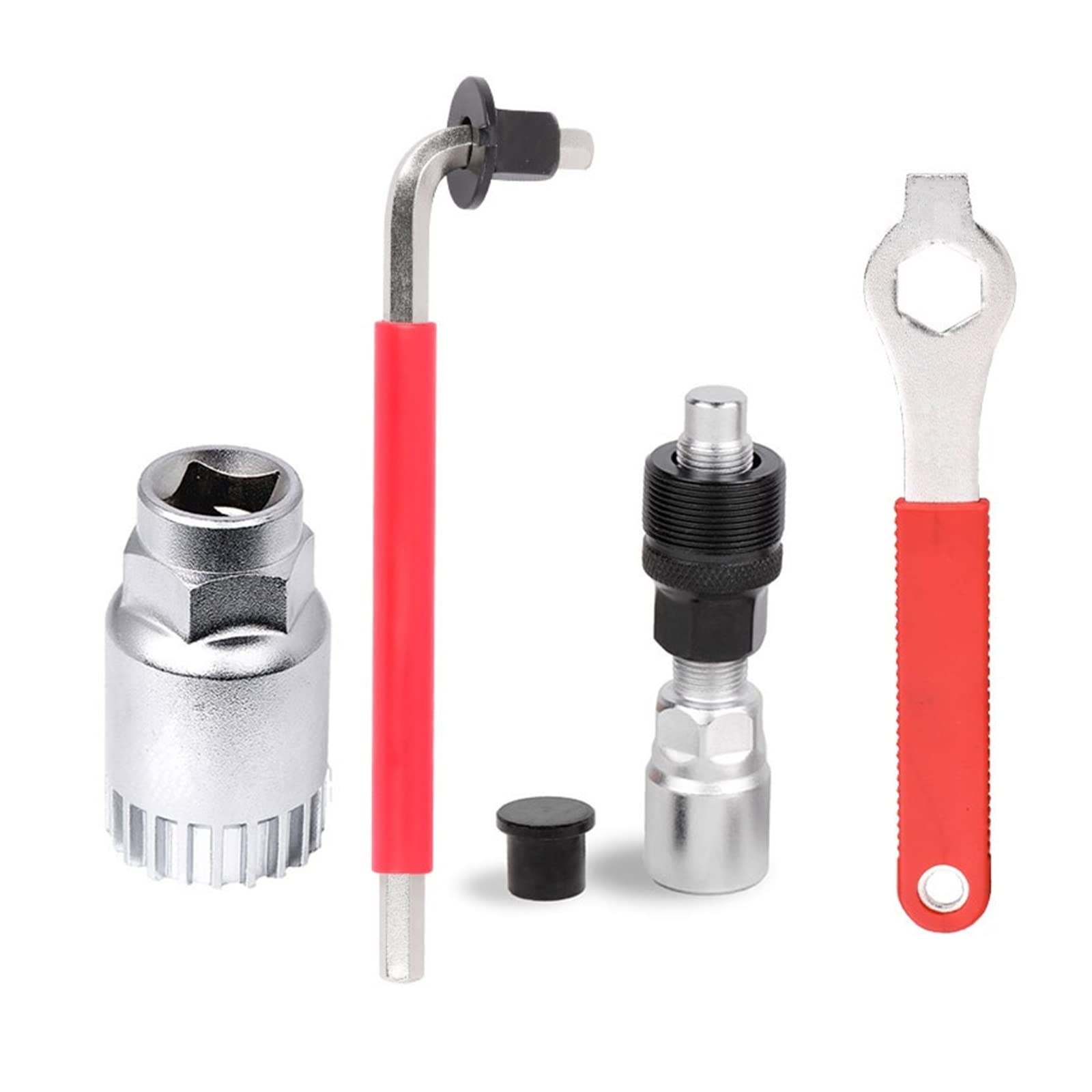 LamaMe TRUSTTWO - Kit de herramientas para reparación de bicicleta, cortador de cadena de bicicleta, rueda libre, caja de volante, piñón, extractor, conjunto multiservicio The New
