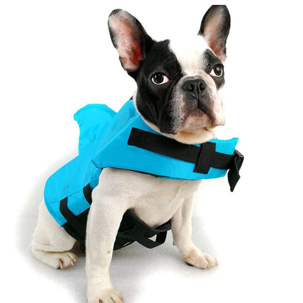 Forma Perro Salvavidas Traje De Baño De Verano Seguridad Tiburón Chaleco Salvavidas para Mascotas Perro De Natación Traje De La Novedad para Mascotas Ropa M