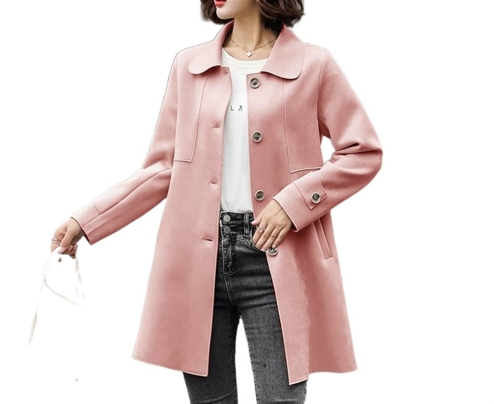Dames Trenchcoat met afritsbare capuchon | MS Mode