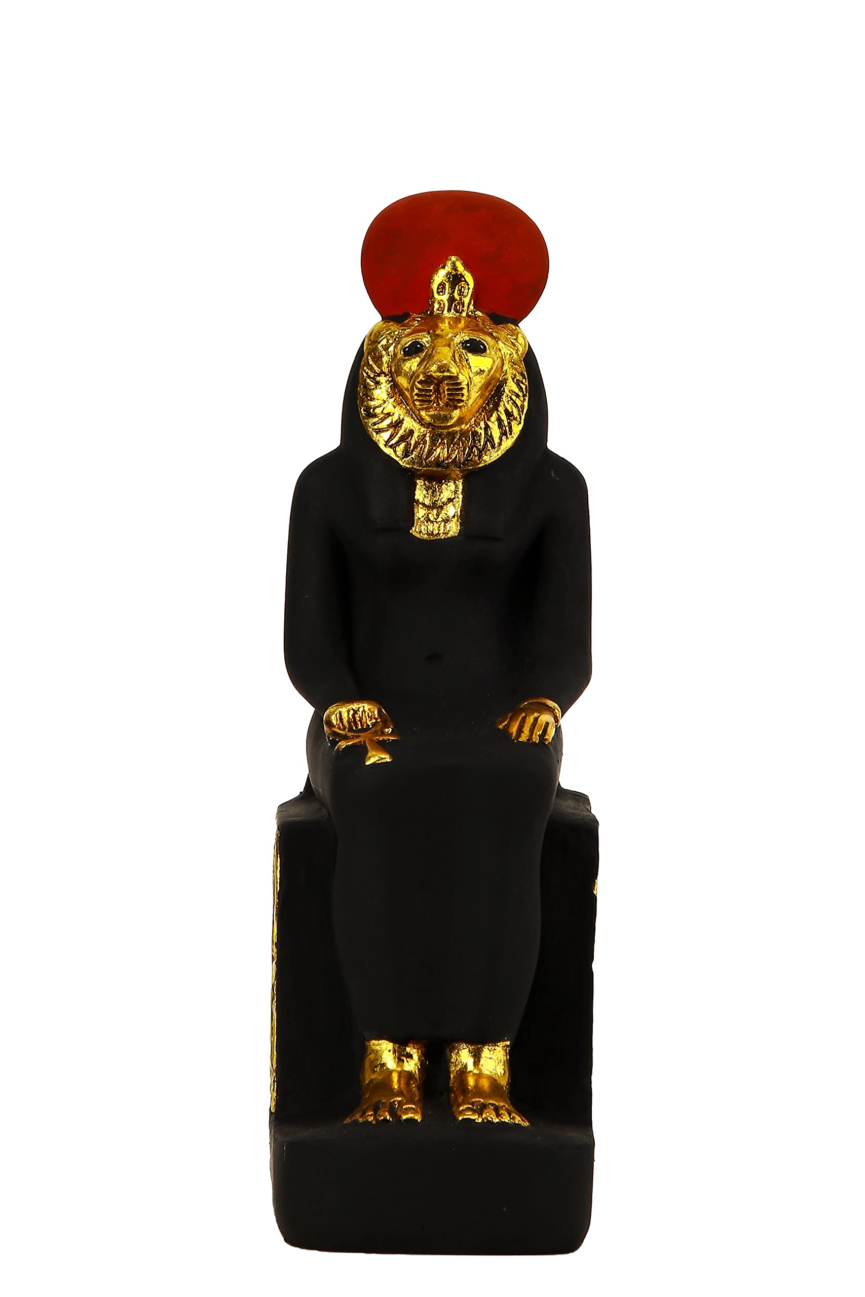 Ancient Egyptian statue of Sekhmet, also spelled of Sakhmet, in Egyptian religion, a god of the war and destroyer of the enemies of the sun god Re.