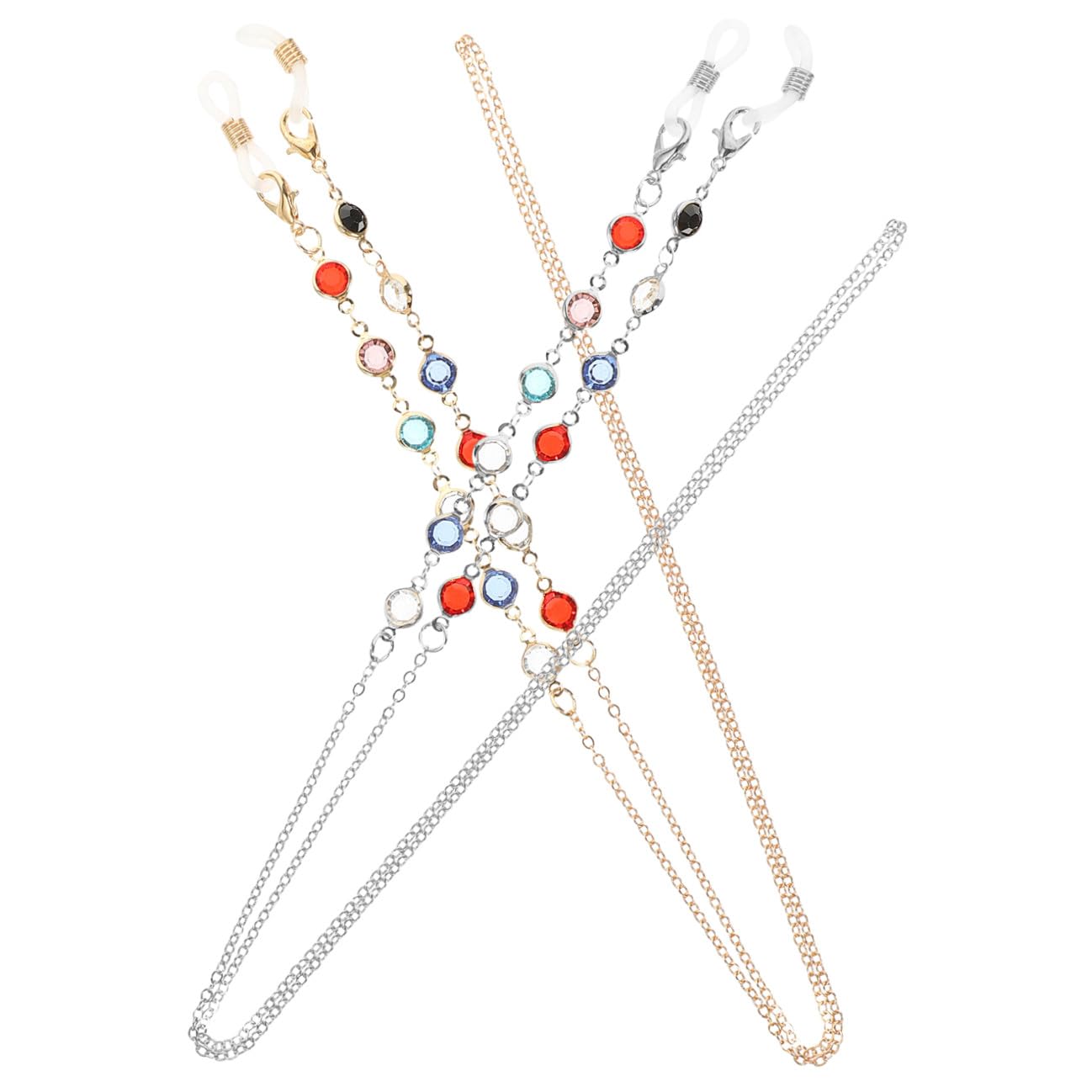 VALICLUD Brillenkette Frauen Leichte Brille Brillenetui Reize Brillen Band Brillenbänder Brillenhalter Für Damen Halskette Mit Brillenhalter Kieselgel