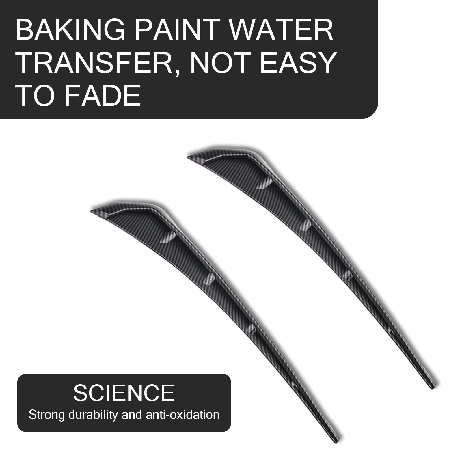 Spoilers For Cars Universal Car Fender Vents Carbon Fiber Look