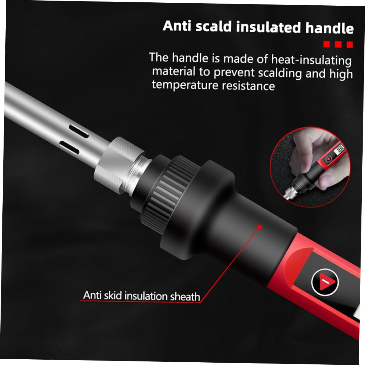 Professional Soldering Iron Set Multimeter Tool Kit Heat-controlled Portable for Diy Repair Jewelry