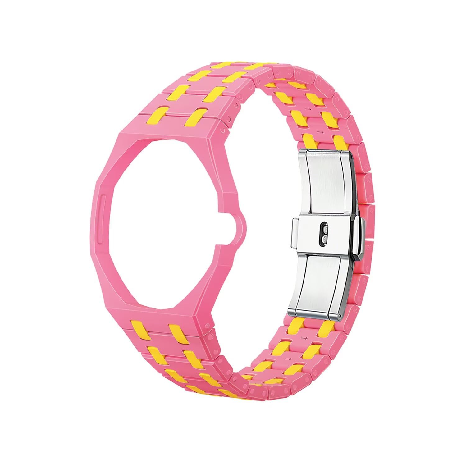 TingYR Cinturino Compatibile con Swatch Royal Pop, Cinturino per Orologio in Ceramica con Custodia Ceramica, Bracciale Impermeabile e Confortevole.