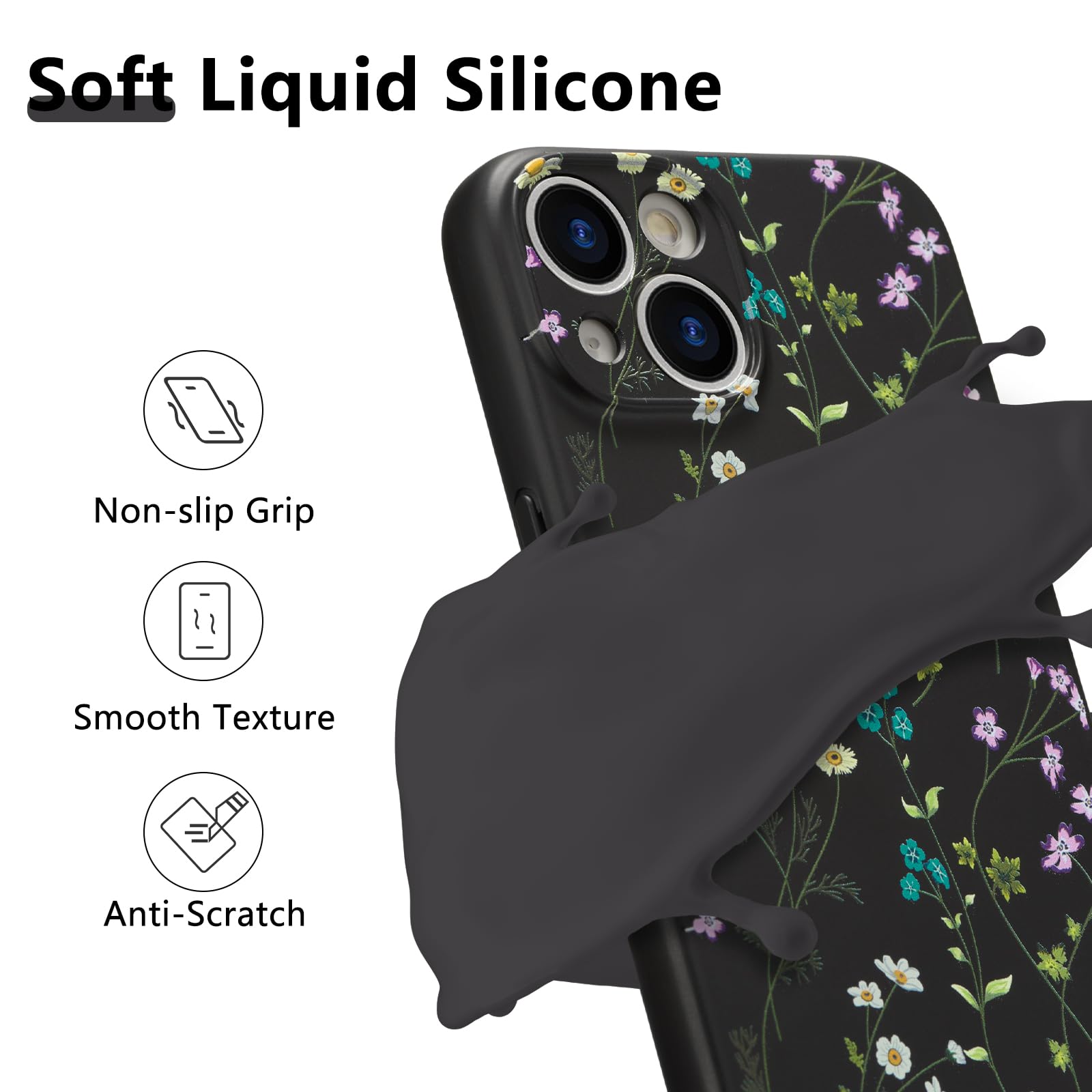 RALEAVO Flower Case for iPhone 15 - Image 2